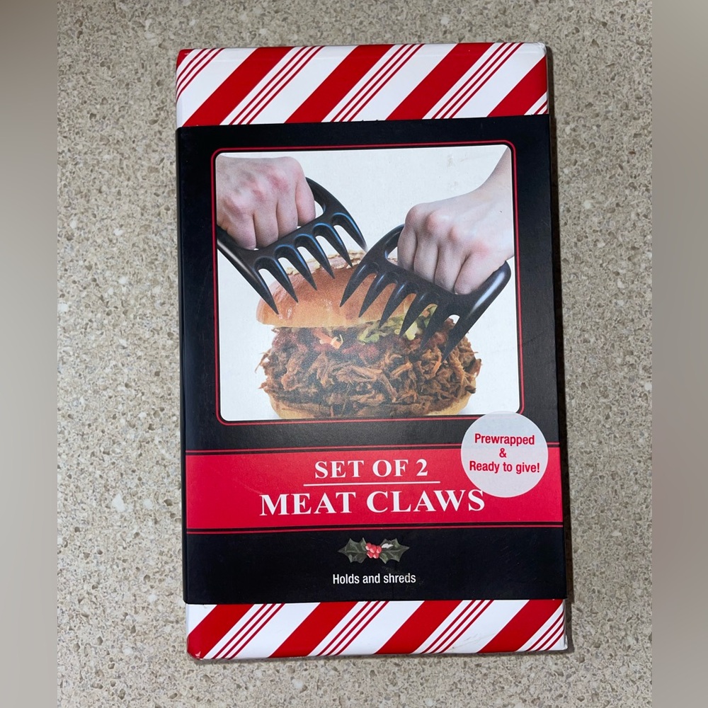 Brand New —The Original Fun Workshop Meat Claws (Set of 2) —Holiday Gift Ready 🎄